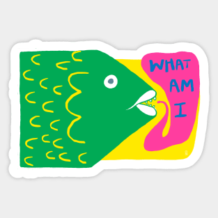 What Am I Sticker